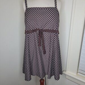 Women's new polka dot swim dress swimsuit size 20W Beach Cruise Holiday Preppy